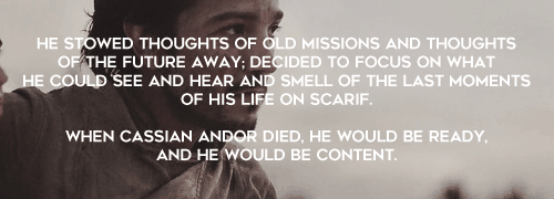 motherofangst:ROGUE ONE CREW →  LAST MOMENTSrogue one novelization ( alexander freed )