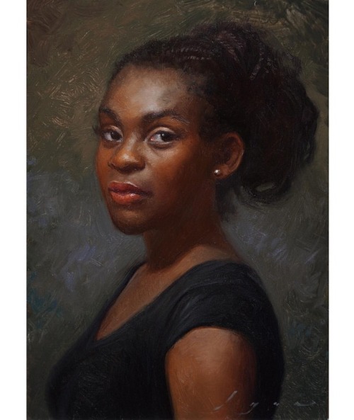 One more little 5&quot;x7&quot; study for today. &ldquo;Josephine&rdquo; oil on aluminum panel. . .