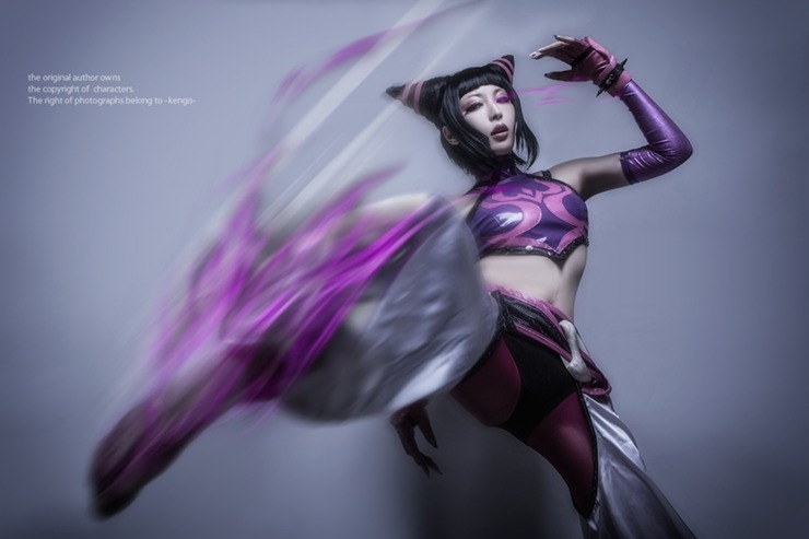 theomeganerd:  Street Fighter IV ~ Juri Cosplay by Usagi 