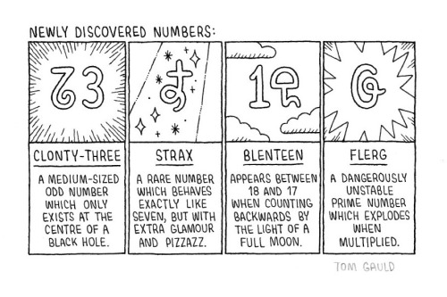 myjetpack:‘Newly Discovered Numbers'  (this drawing and others are for sale here: tomgauld.c