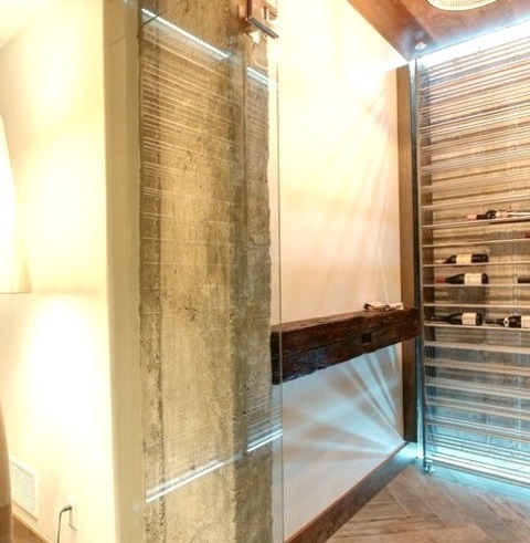Medium-sized Modern Wine Cellar Image