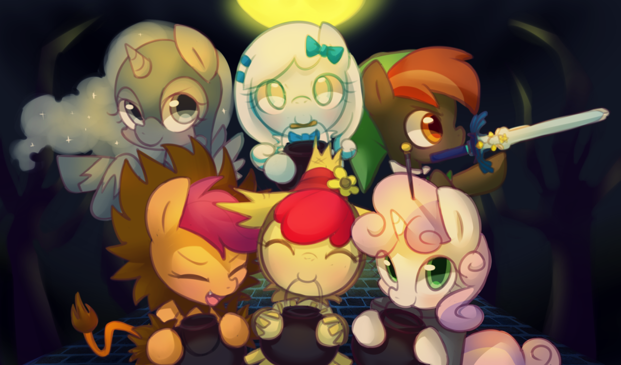 project-maren:  Halloween of filly ! Damn It ! too late XD  But i’m ok !  and