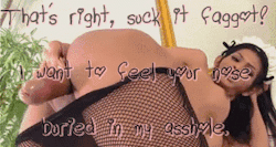 sissymastercaptions:  Check out more of my pics here: http://ift.tt/1Id1a32