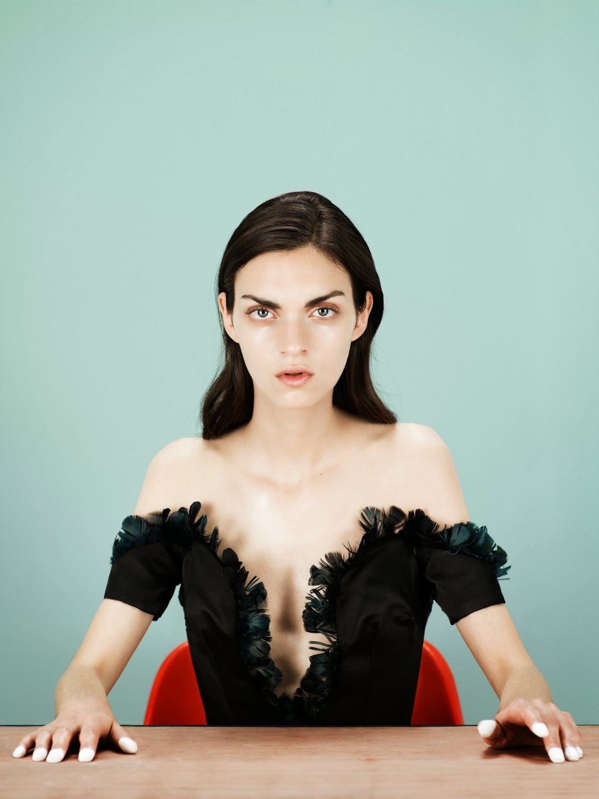moreculturelesspop:  Magda Laguinge By Jens Langkjaer For Rika #9 Fall 2013
