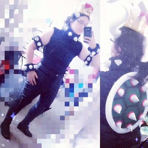 Bowsette WIP Didnt realized the first pic was blurry till i took it all off welps Finished all the s