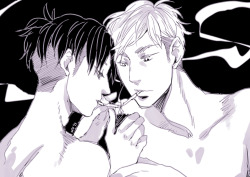 tarunda:  please someone draw this better for me o|-&lt; must improve for the hot yaois 