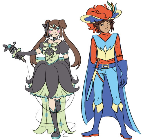 teamaqua:rosa and nate epic anime outfits for @citrongarde’s dreamworld au + alt colors. rosa&