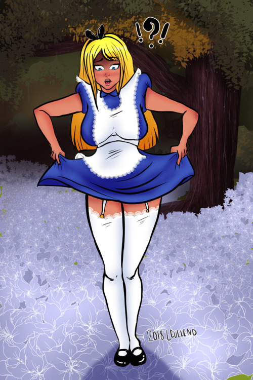 Samus Aran as Alice in Wonderland