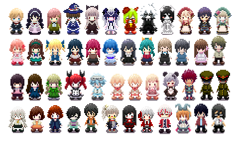 cross-project: gemumeku:  Okay so here’s the second batch of Yume Nikki Inspired sprites and a