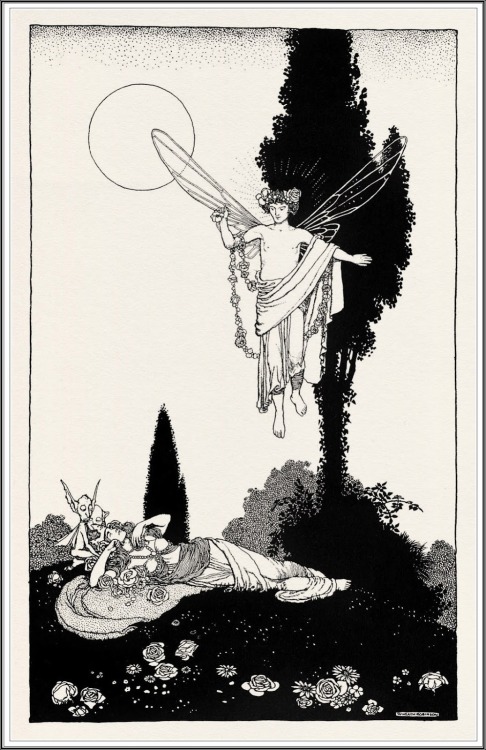 illustrations for A Midsummer’s dream William Heath Robinson (1872-1944)