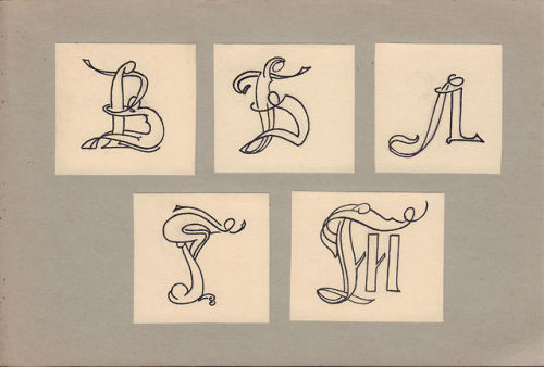 Nikolay Sapach (Russian, 1923-2010). Erotic alphabet.