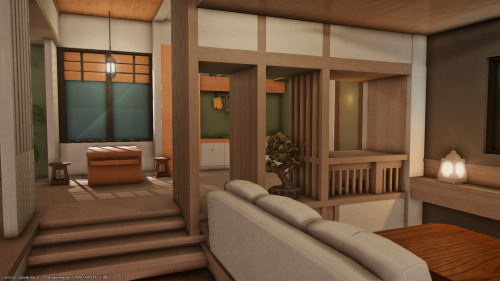 A Muji style house. I wanted to emphasize a lot of open concept pieces by making a see-through parti