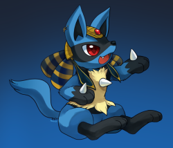 huiro:   Lucario   Anubies ;3