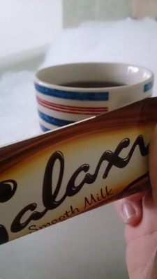 Feeling sick again&hellip; Been ill more this winter (twice) than any other I can remember!  Piping hot bubble bath Lemsip Max Cold and Flu drink Galaxy chocolate bar