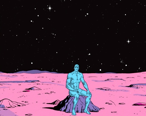 Dr. Manhattan - From Watchmen Graphic Novels written by Alan Moore, illustrated by Dave Gibbons, DC 