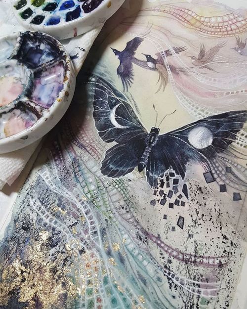 shadowscapes-stephlaw:Another one from my “Mosaic” series.#butterfly #patterns #patternsinnature #ar