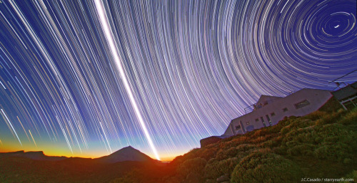 Gorgeous time-lapse picture during the 2010 Equinox with the Sun directly overhead. The equatorial l