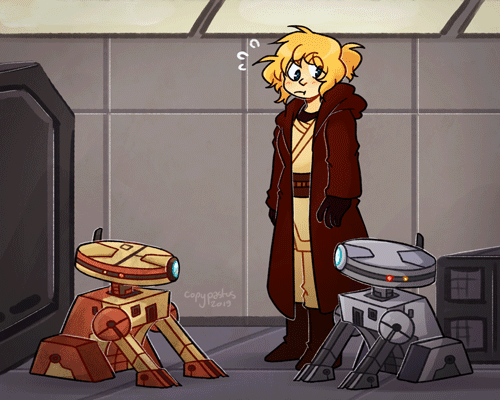 T3 was totally flirting with that other astromech droid we met. Support me on patreon