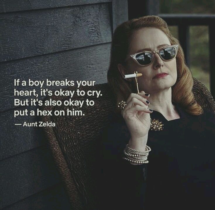 sabrina-witch-wallpapers:Chilling tales of sabrina zelda quote
