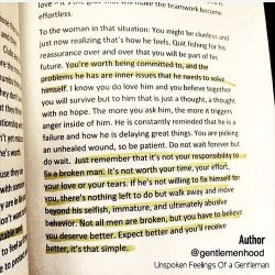 About 2 years ago the @gentlemenhood tagged me in this page out of his book. This one page really touched me and I still to this day look back at it to remind myself of my worth.  Thank you so much for helping me get through life with your inspirational