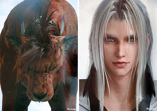 ffxvcaps:Final Fantasy VII Remake Material Ultimania Head shot renders