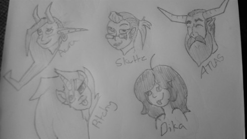 atlas290: Making faces,  Featuring the poorly attempted faces of: Pitchy @wooxx Skuttz @skuttz Dika @nailstrabbit  :D ITS A SKOOOOTZZZ
