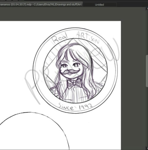 Here some previews/sketchs of these stickers that I&rsquo;m trying to make with the little mater