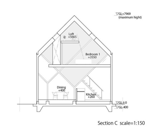 prefabnsmallhomes: House H (64 sqm), Chiba, Japan by Hiroyuki Shinozaki Architects