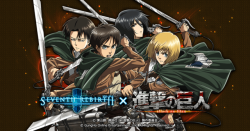 snkmerchandise: News: SnK x GungHo Seventh Rebirth Collaboration Collaboration Dates: TBDRetail Prices: N/A Gungho has announced a new SnK collaboration with its mobile RPG, Seventh Rebirth! A Titan storyline will be added to the game, and players will