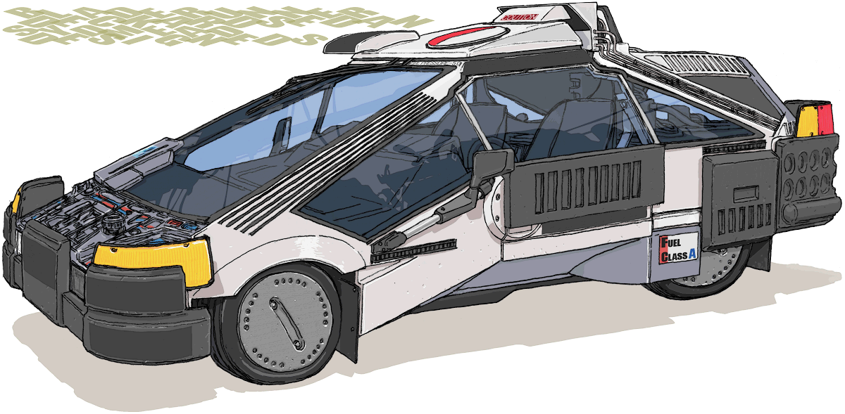 rocketumbl:  Blade Runner    Deckard’s Sedan   1608 