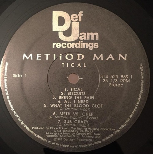 Method Man - Tical https://www.instagram.com/p/BrT5loHnXkM/?utm_source=ig_tumblr_share&igshid=1g