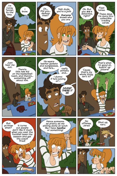 jodocho:  Becky Bishop and the Case of the Whistleblowers Part 1 (pages 1-10)[Part 2 will go up Wednesday, November 8th]