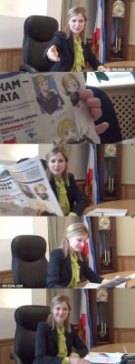 japdesene: Natalia Poklonskaya finds out she’s popular in the internet… 