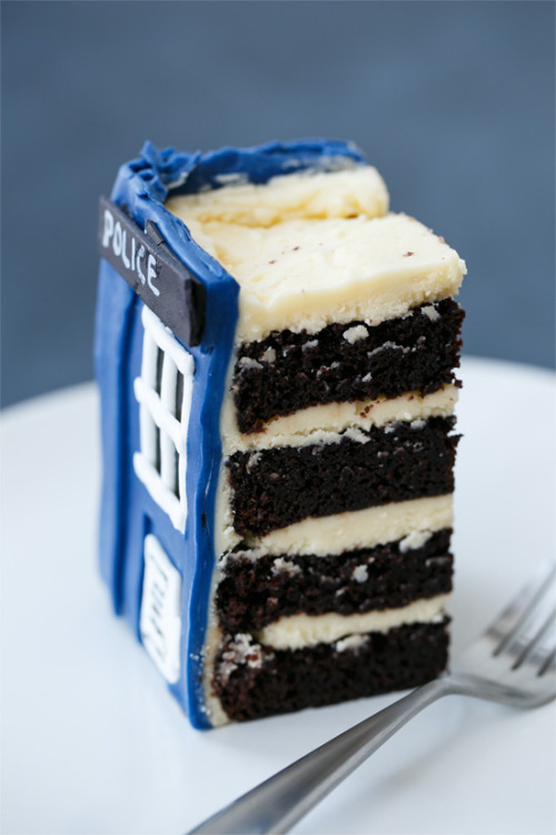 foodffs:TARDIS Birthday CakeReally nice recipes. adult photos