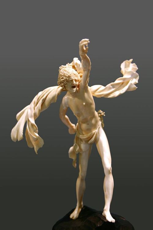 Fury by “Master of the Furies”, circa 1610/20, ivory, 37.4 cm x 25.4 cm x 25 cm/ 14.7 in x 10 in x 9