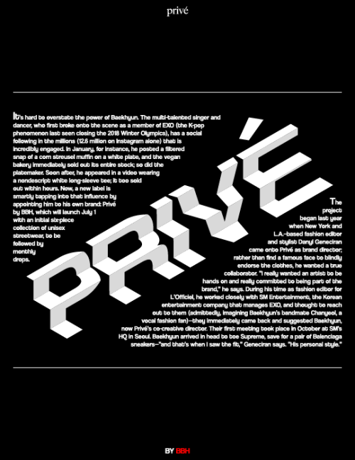 privé by BBH | available July 1 on priveny.com