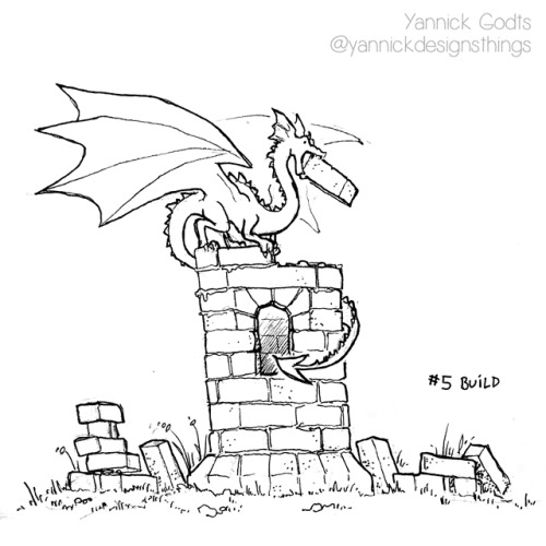 Inktober days 1-5! I’m not really posting much here any more but you can keep up at @yannickdesignst