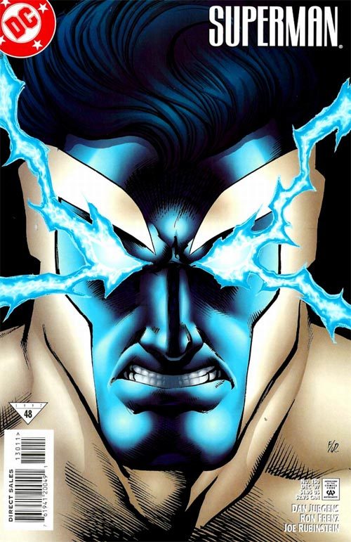 lospaziobianco: 1) Electric Blue Superman by Ron Frenz 2) Scott Summers by John Cassaday
