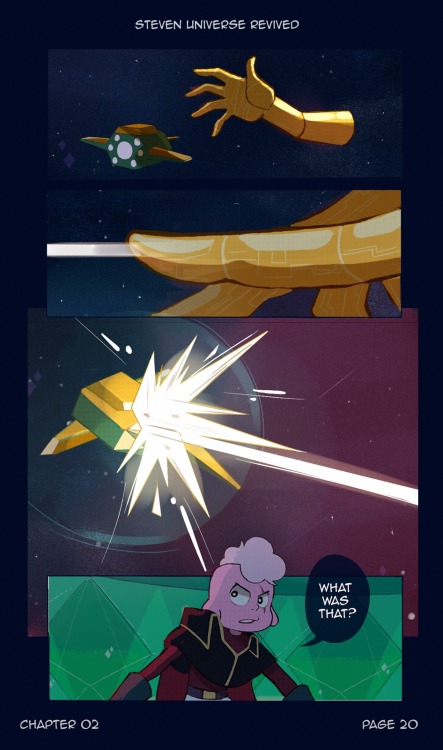 Chapter 2 Page 20“Thank goodness for energy shields!”First Page - Here.Last Page - Here.