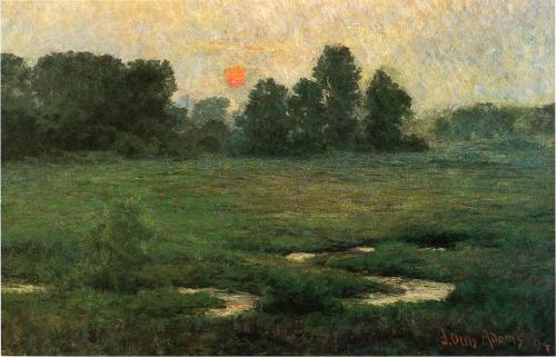 artishardgr:  John Adams - An August Sunset-Prarie Dell 1894 