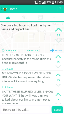 outwithsound: When tumblr surfaces on yik yak 