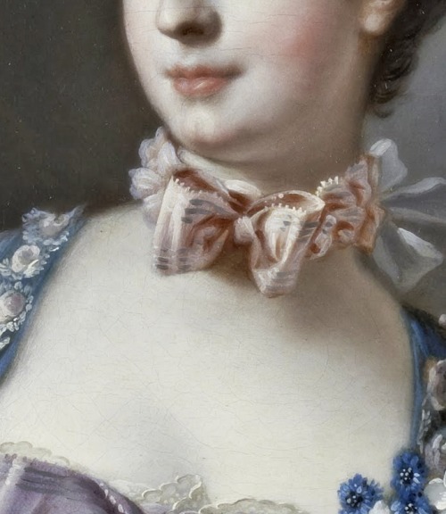 sadnessdollart: Madame de Pompadour, Detail.  by François Boucher, circa 1758 