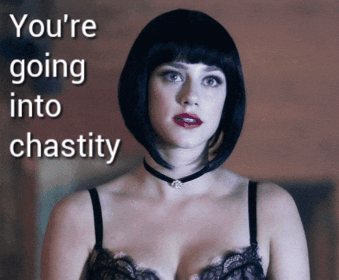 tonilipsticklesbian-deactivated:“Mistress Toni ordered a tamper proof chastity device just for you to start wearing for the rest of your life.”