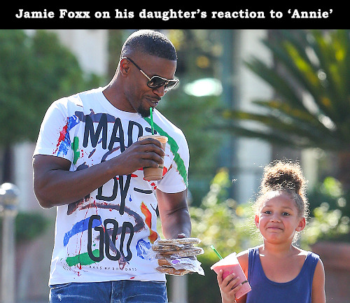 nabyss:movie:This is too cute! Jamie Foxx on his daughter’s reaction to ‘Annie’