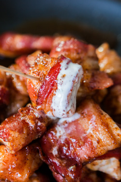 guardians-of-the-food:  Bacon Wrapped Chicken