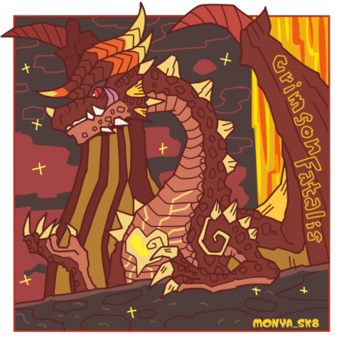Crimson Fatalis (MHFZ ver.)Twitter : twitter.com/monya_sk8FB : www.faceboo