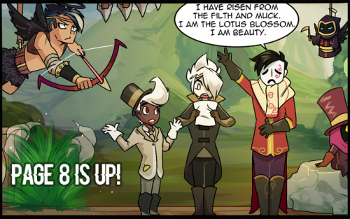 grouchygutterrat: Ay page 8 is now up! Lots of little things happening in this one making it on