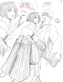 Missdawntwilight:  Ichigo Doubts That Rukia Can Carry Him Princess Style On Their