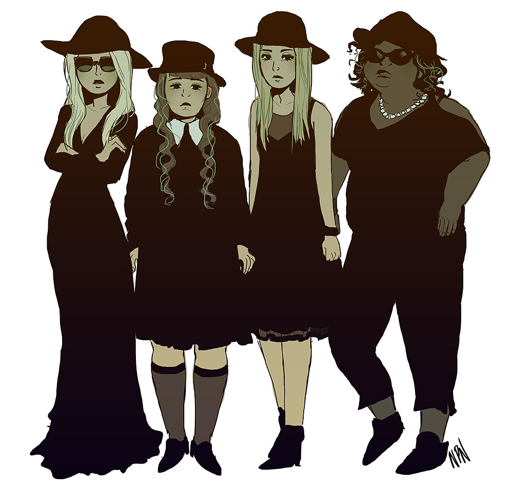 alexisneoart:  Are they not the most fabulous/adorable group of little witches you