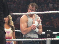  Dean Ambrose v Cesaro—12 August SmackDown taping—Part 1